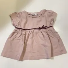 Noeil aime BeBe ピンク シャツ 90