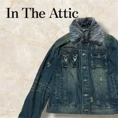 In the Attic y2k デニムジャケット ファー ダメージ M 00sのサムネイル