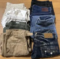 Sサイズ中心 GAP/BEAMS HEART他/カジュアルパンツ8本まとめ売り