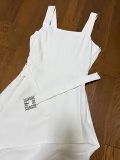 Rady ホワイト ノースリーブ マキシワンピース