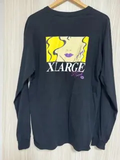 XLARGE 長袖Tシャツ Lサイズ イラスト付き