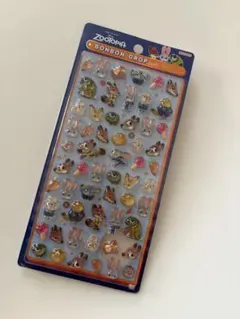 ボンボンドロップシール　ズートピア　ミニ　新品