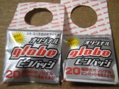 コカコーラ　globeピンバッチ56個 平成レトロ】コカ・コーラ globe ピンバッジ ノベルティ品 F