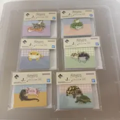 一番くじ 爬虫類＆両生類Tiny Friends vol.3J賞メモパッド 6種