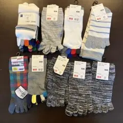 【未使用】ユニクロ GU メンズ 5本指ソックス まとめ売り