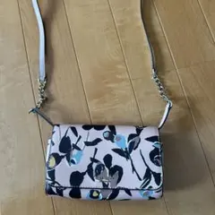 kate spade フラワープリント ショルダーバッグ