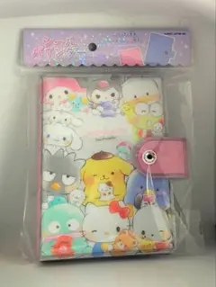 「新品」サンリオキャラクターズ シールバインダー キラキラストーン付ベルト