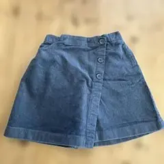 コーデュロイ ブルー スカート 100cm~