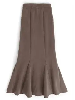 【美品】GRL スエードマーメイドスカート ブラウン L