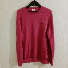 【LACOSTE LIVE】カシミアコットンニットM