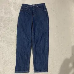 ジーユー　ハイウエストマムジーンズ　デニム　レディース　ワンウォッシュ