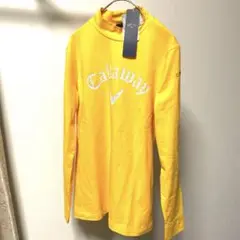 新品タグ付き　キャロウェイゴルフ　モックネック長袖シャツ　LL レディース　天竺