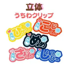 うちわクリップ snowman 向井康二