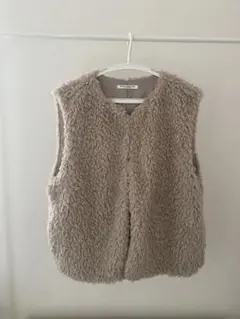 フリース ベージュ