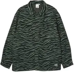 X-girl PADDED SHIRT JACKET アウター ゼブラ柄 グレーのサムネイル