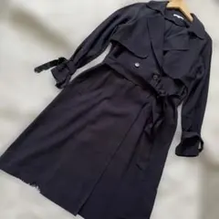 THE SHOP TK ロングトレンチコート ネイビー　L