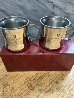 バレンチノステンレスマグカップ 2個セット