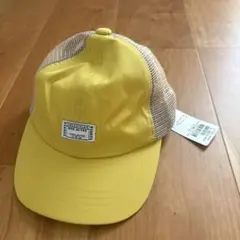 新品 ikka チケットモチーフメッシュCAP イエロー