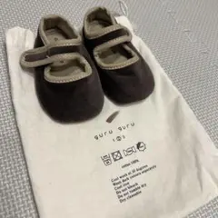 韓国こども服　guru guru ベルベット　ベビーシューズ