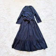 マーガレットハウエル シルク混 ロングシャツワンピース オケージョン