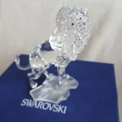 ○美品/スワロフスキー 恐竜 ディノ 置物 フィギュリン 箱つき 1