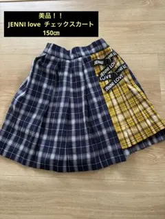 JENNI チェックプリーツスカート 150cm