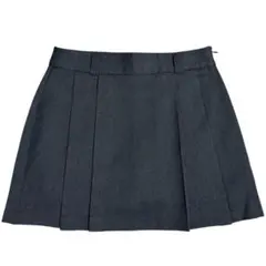 GU プリーツミニスカート M グレー キュロット インパン付 美品