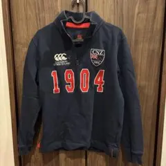 Canterbury ネイビー ジップアップ トレーナー M