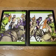 ジョジョの奇妙な冒険　額付きポスター　歴代主人公　馬車　2枚セット