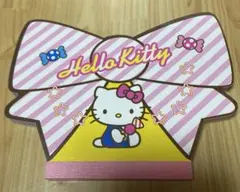 平成 レトロ ハローキティ リボン メモ帳 ( シール付き )