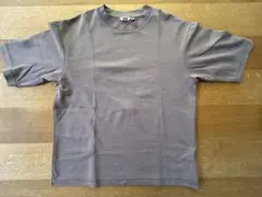 ユニクロ エアリズムコットンオーバーサイズTシャツ グレー 半袖 Mサイズ