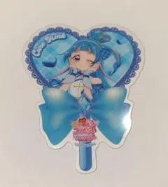 映画　キミとアイドルプリキュア　入場者特典　うちわ型クリアカード キュアウインク