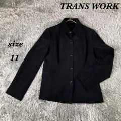 TRANS WORK トランスワーク (11) 長袖 ジャケット 厚手 ブラックのサムネイル