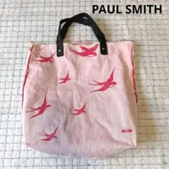 超希少！PAUL SMITH ポールスミスツバメ柄トートバッグ　リバーシブルのサムネイル