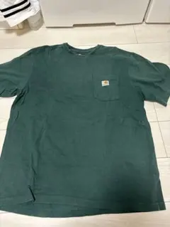 Carhartt ポケット付き Tシャツ L ダークグリーン