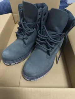 値下げ可 Timberland メンズブーツ 25センチ グレイ - メルカリ