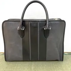 COACH レザー ビジネスバッグ グレー レザーバッグ