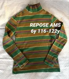 REPOSE AMS タートルネック 長袖カットソー リポーズ