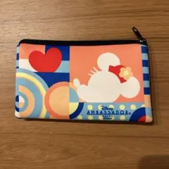 ディズニー　アンバサダーホテル　ミニーマウスポーチ