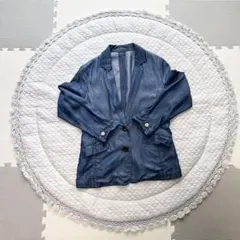 Te chichi デニムブルー テーラードジャケット Mサイズ