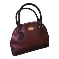 【美品】COACH ハンドバッグ ボルドー ゴールド金具