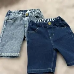 BREEZE デニム　ハーフパンツセット