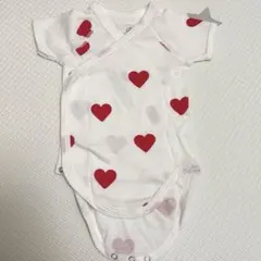 【美品】プチバトー ハート柄肌着