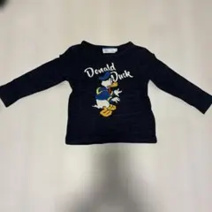 Disney ドナルドダック 長袖カットソー 100