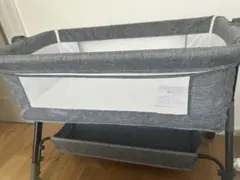 添い寝できるベビーベッド持ち運び 収納 マットレス付き 組み立て済みのサムネイル