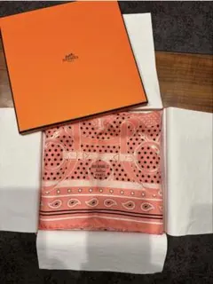 HERMES エルメス カレスカーフ55 マハラニの庭 バンダナ 新品 未使用