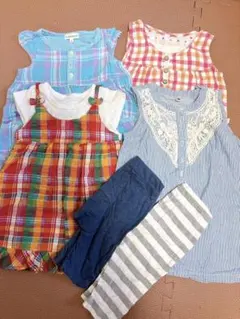 子供服　女の子　ワンピース　ズボン　95センチ6枚