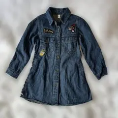 キッズ　デニムワンピース 110