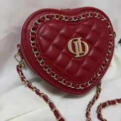 ESCADA エスカーダ ハートバッグ ショルダー レッド - メルカリ