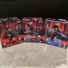 アニメ鬼滅の刃 フィギュア 3体セット 猗窩座 竈門炭治郎 冨岡義勇 無限城編